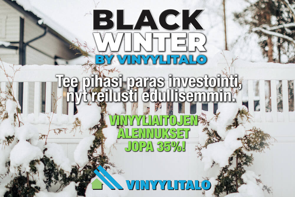 black winter kampanja vinyylitalo